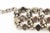 Chanel Rock Stud Silver 3 Row Metal Link v Necklace Signed 1990's For Sale - Image 11 of 12