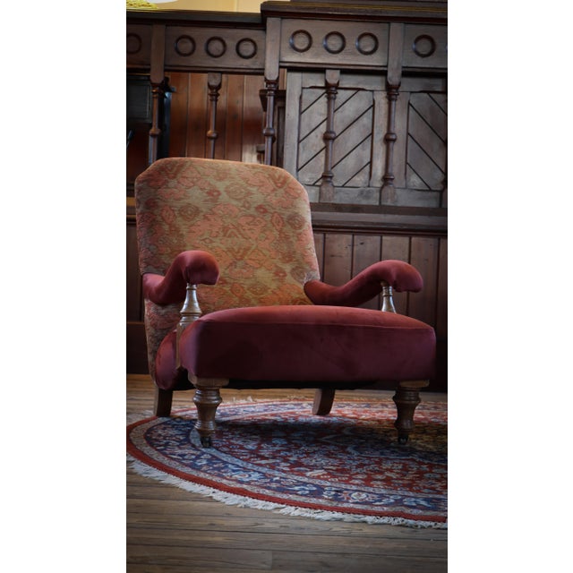 Kilim Byron Steamer Armchairs and Ottomans by John Sankey, 2010s, Set of 4 For Sale - Image 15 of 18