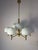 Gold Type 2645 9-Light Chandelier in Brass and Opal Glass from Aloys Fischer Sundern For Sale - Image 8 of 11