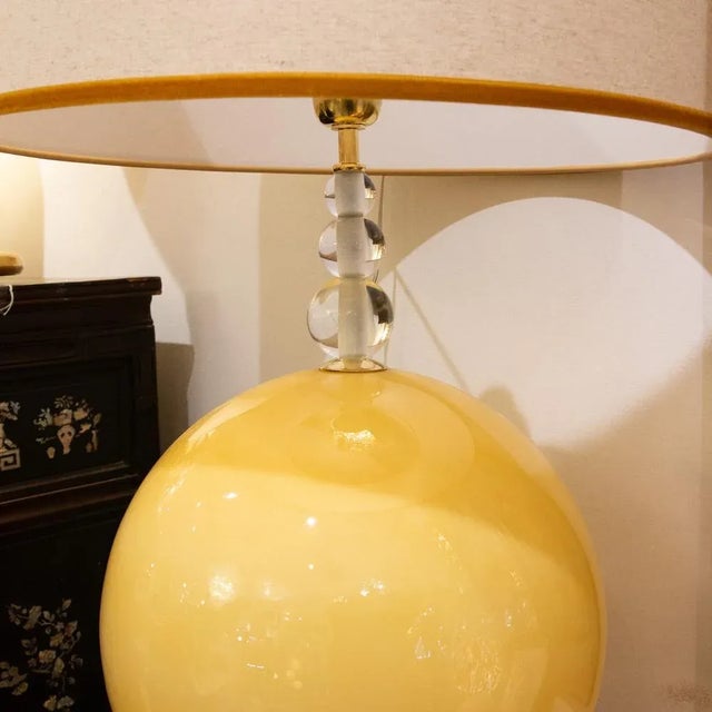 Blogged Murano Crystal Table Lamp, Set of 2 For Sale - Image 3 of 5