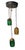 Glass Mid-Century Crystal Pendat Light by Nordica, 1950s For Sale - Image 7 of 7