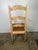 Wood Set of Eight French Country Ladder Back Dining W/ Rush Seats For Sale - Image 7 of 12