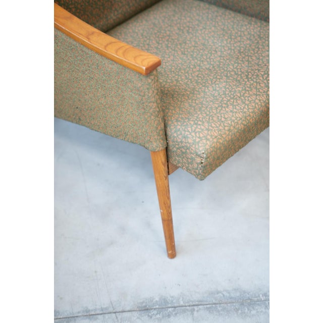 Set of Vintage Armchairs in Oak Wood and Embossed Fabric, Former Czechoslovakia, 1970s For Sale - Image 18 of 18