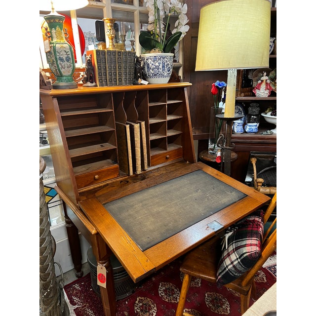 Early 19th Century American Fall Front Plantation Desk For Sale In Dallas - Image 6 of 6
