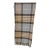 Super Soft Merino Lambswool Throw in a Classic Tan and Gray Plaid Pattern -Made in England For Sale