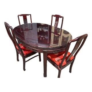 Asian Style Dining Set For Sale