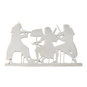 Sterling Silver Victorian Violin Musicians Brooch