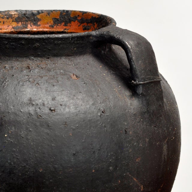 Mid 19th Century Antique Earthenware Pot, Moldova, 1850s For Sale - Image 5 of 8