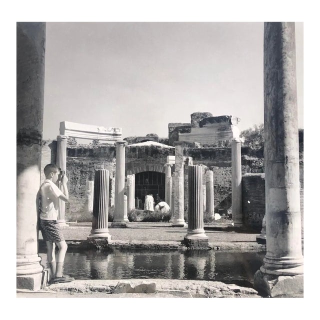 1962 Hadrian's Villa Italy Neoclassical Photograph For Sale