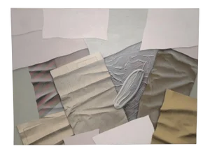 William DeKoornbolt "Wonton Malice" Original Mixed Media Abstract Painting C.1981