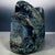 Blue Vintage Brazilian "Blue Shot Eyes" Polished Dyed Agate Geode Bookends - A Pair For Sale - Image 8 of 10