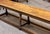 1920s Antique English Oak Full Width Refectory Bench With Generous Seating c.1920 For Sale - Image 5 of 11