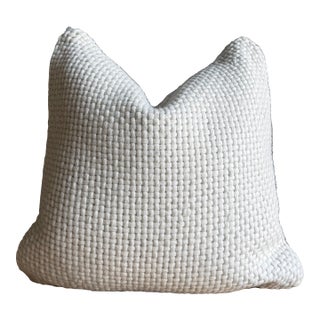 Amari Wool Pillow - Off White For Sale