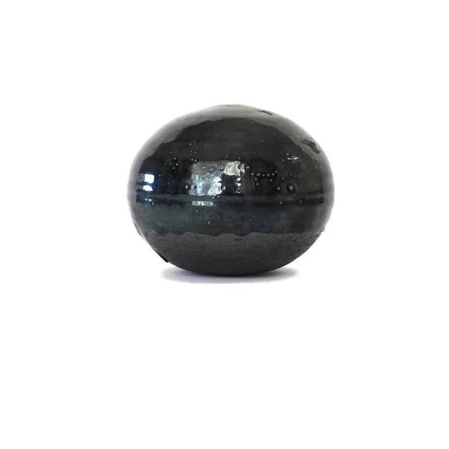 Black Coil Pottery Ball Rattle For Sale - Image 9 of 9