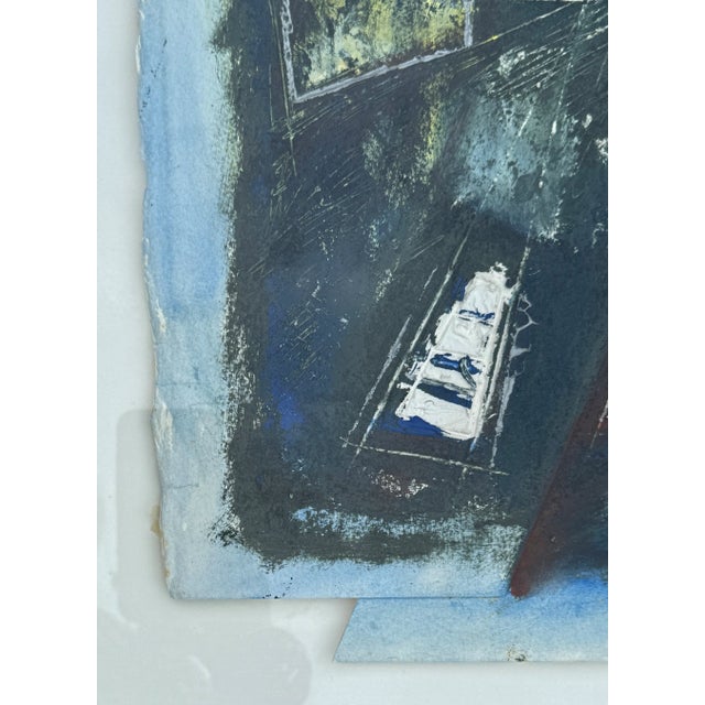 1980s Nautical Abstract Mixed Media by Donna Payton 1984 For Sale - Image 5 of 9