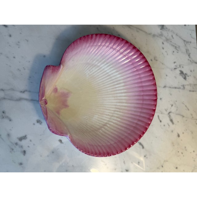 Antique 1891 Wedgwood Pink Majolica Nautilus Dessert Service – 8 Pieces For Sale - Image 9 of 11