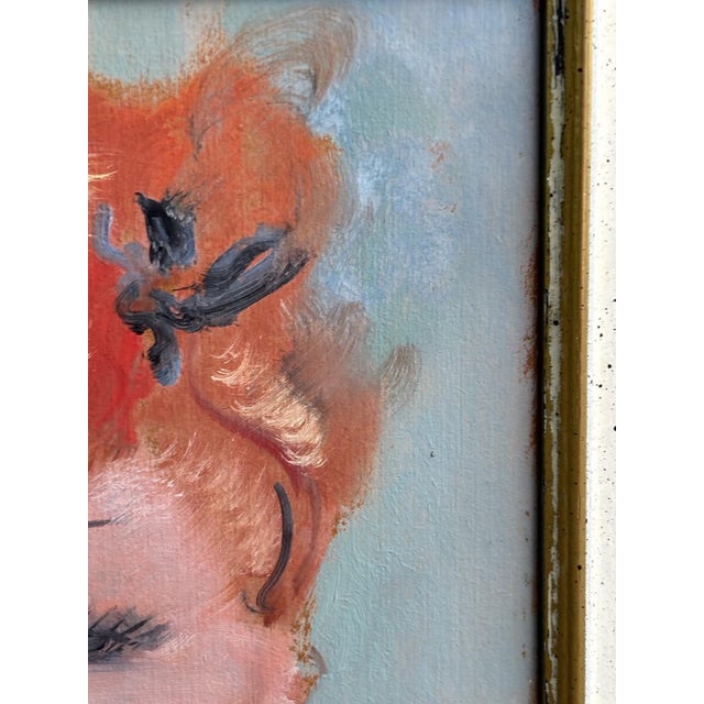 1920s Jean Gabriel Domergue, ZAZA, 1920s, Oil on Panel, Framed For Sale - Image 5 of 9