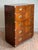 Wood Vintage Boho Henredon Campaign Tall Chest of Drawers For Sale - Image 7 of 8