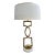 Art Allegretto Gold Single-Light Table Lamp For Sale