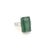 Natural Tourmaline White Sapphire Ring 6.75 14k WG 21.03 TCW Certified For Sale In New York - Image 6 of 18