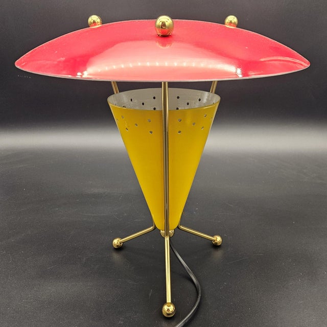 Mid-Century Modern Mid-Century Modern Italian Table Lamp, 1950s For Sale - Image 3 of 6