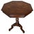 Brown English Octogonal Pedestal Tea or Side Table, 19th Century For Sale - Image 8 of 8