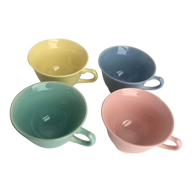 1940s Ts And T Luray Pastels Teacups Set Of 4 Chairish