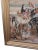 1960s Large Vintage Needlepoint of Hunting Scene in Gilt Deco Frame For Sale - Image 5 of 9