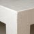 Karl Springer's Style Vintage Raffia Covered Modern White Cocktail Table For Sale - Image 9 of 11