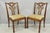 High Quality Chippendale Style Carved Mahogany Dining Room Side Chairs attributed to Theodore Alexander - Set of 4. Circa...