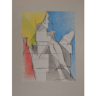 Jacques Villon, Le lecteur, Lithograph For Sale