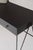 Large Black Desk with Natural Linoleum Drawer from &New For Sale - Image 4 of 6