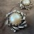 1950s Art Deco Costume Jewelry Silver Plated Metal Italian Clip-on Earrings For Sale - Image 9 of 10