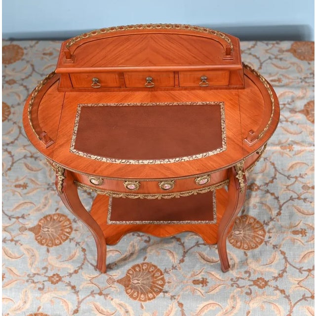 1930s Vintage French Writing Table, 1930s For Sale - Image 5 of 16