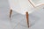 Antique White Mid-Century Modern Sculptural Walnut Lounge Chair, 1950s For Sale - Image 8 of 8