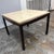Asian Mid 20th Century Ming Style Side Table With Travertine Top For Sale - Image 3 of 12