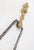19th Century Antique Brass and Steel Fireplace Tongs For Sale - Image 5 of 10