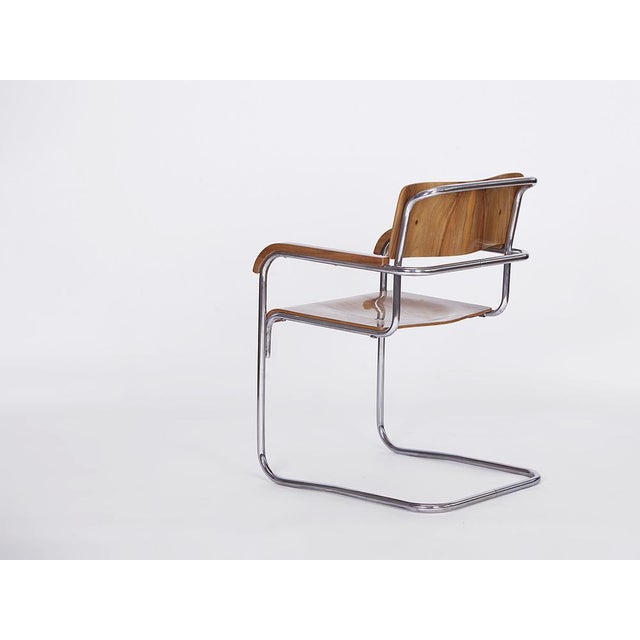 Bauhaus Desk with Armchair from Hynek Gottwald, 1930, Set of 2 For Sale - Image 3 of 16