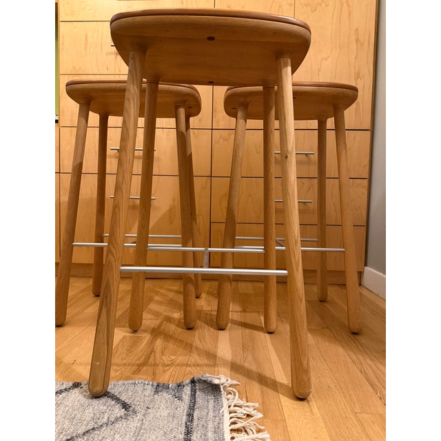 Selling a set of three authentic Møbel Copenhagen Cuba Bar Stools. These are premium Scandinavian-designed stools known...