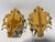Wood French Rococo Giltwood Armorial Two-Light Wall Sconces, 19th Century For Sale - Image 7 of 9