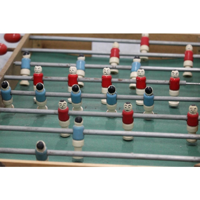 Vintage Football Game Table in Wood, France, 1950s For Sale - Image 6 of 18