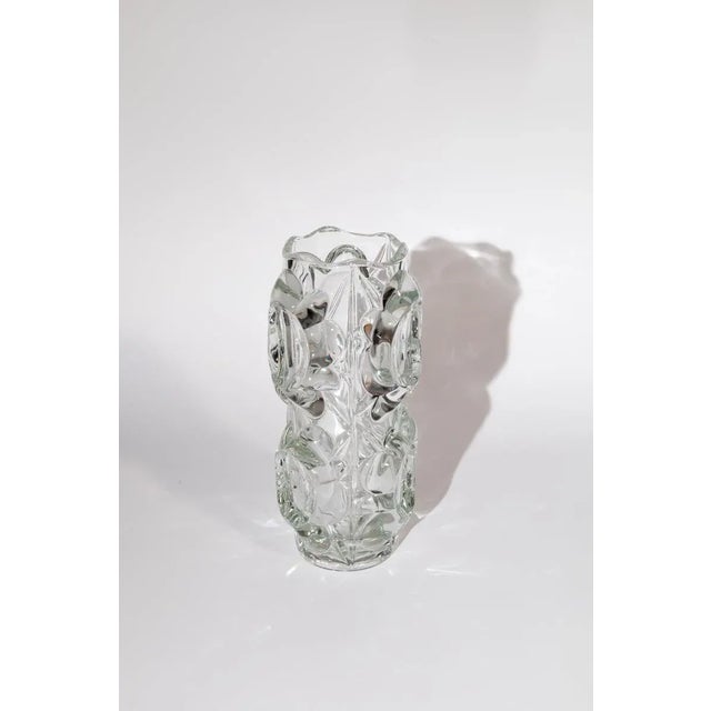 1970s Vintage Czech Glass Vase, Frantisek Peceny for Hermanova Hut For Sale - Image 5 of 9