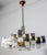 Cubic Gold and Chrome Chandelier by Gaetano Sciolari, Italy, 1970s For Sale - Image 6 of 14