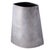 Beautiful pewter vase with botanical imprints.