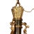 1920s 1920s Gilt Bronze Twelve Light Chandelier For Sale - Image 5 of 6