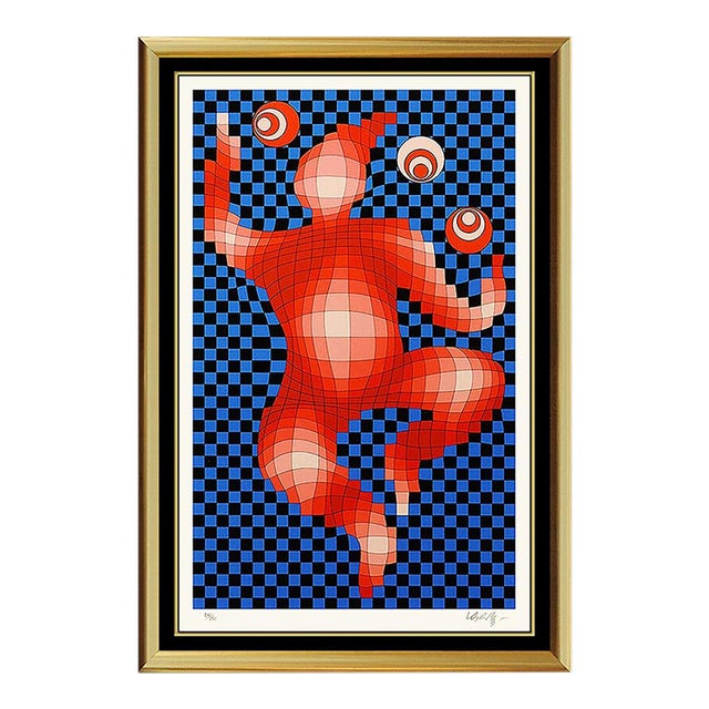 Mid 20th Century Juggler, Victor Vasarely For Sale