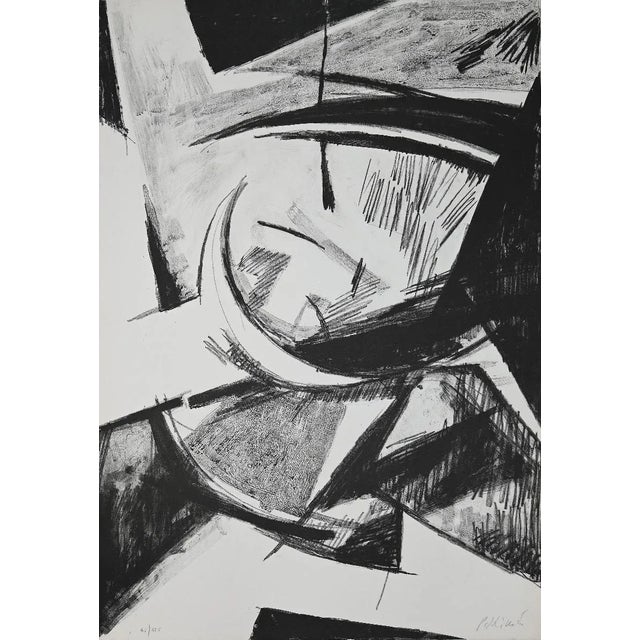 The Route is an original lithograph realized in 1970s by Italian artist Armando Pizzinato. Hand-signed on the lower right...