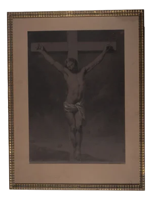 Carcone and Biacca, Christ on the Cross, 1890s, Charcoal & Pencil & Paper