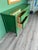 1970s French Provincial Green Lacquered Dresser of Nine Drawers For Sale - Image 12 of 16