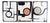 Charlotte Möck, Abstract Compositions, Acrylic on Jute Canvases, Set of 3 For Sale